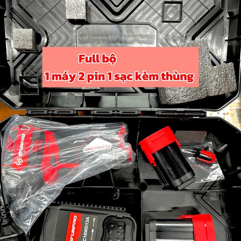 Product Introduction of Máy siết vít 16V có búa 150N SFUNPRO CHÍNH HÃNG 11
