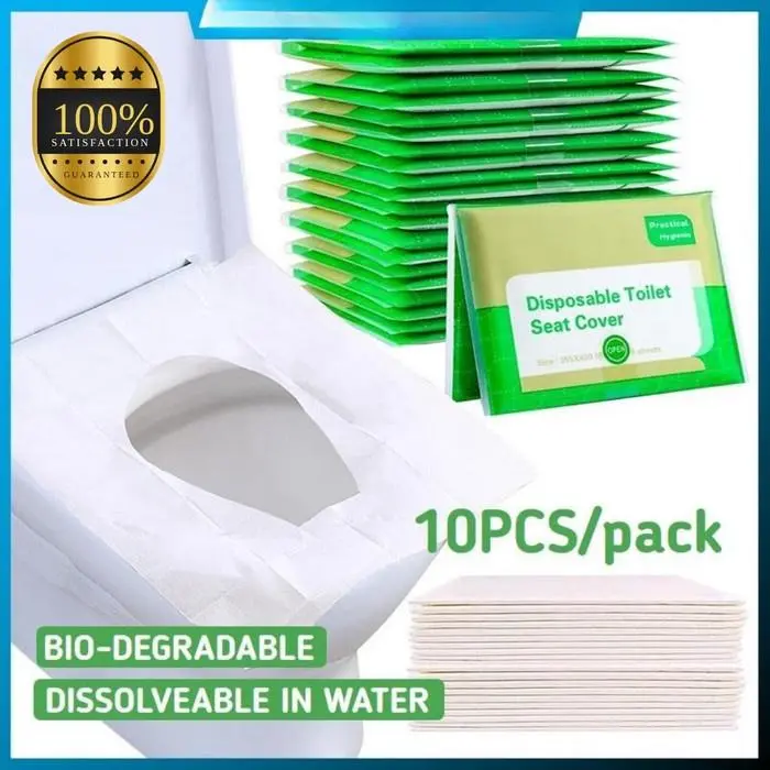 [COMME] IFITU PUBO Cover Dudukan Toilet Disposable Seat Cover 1 Pack ISI 10PCS