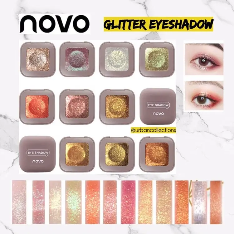 Nuovo  glitter EYESHADOW PALLETE WATERPROOF MAKE Up