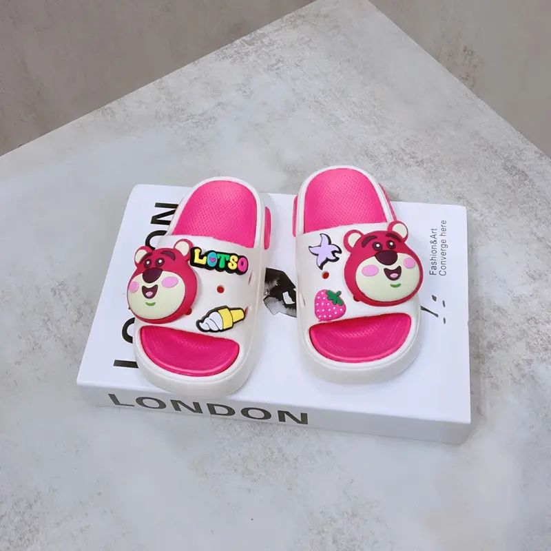 [Form Nhỏ] Dép Trẻ Em Sticker Hoạt Hình Dễ Thương, Nhựa EVA Siêu Nhẹ, Siêu Mềm Cho Bé Gái 2 - 10 Tuổi. SK281 5
