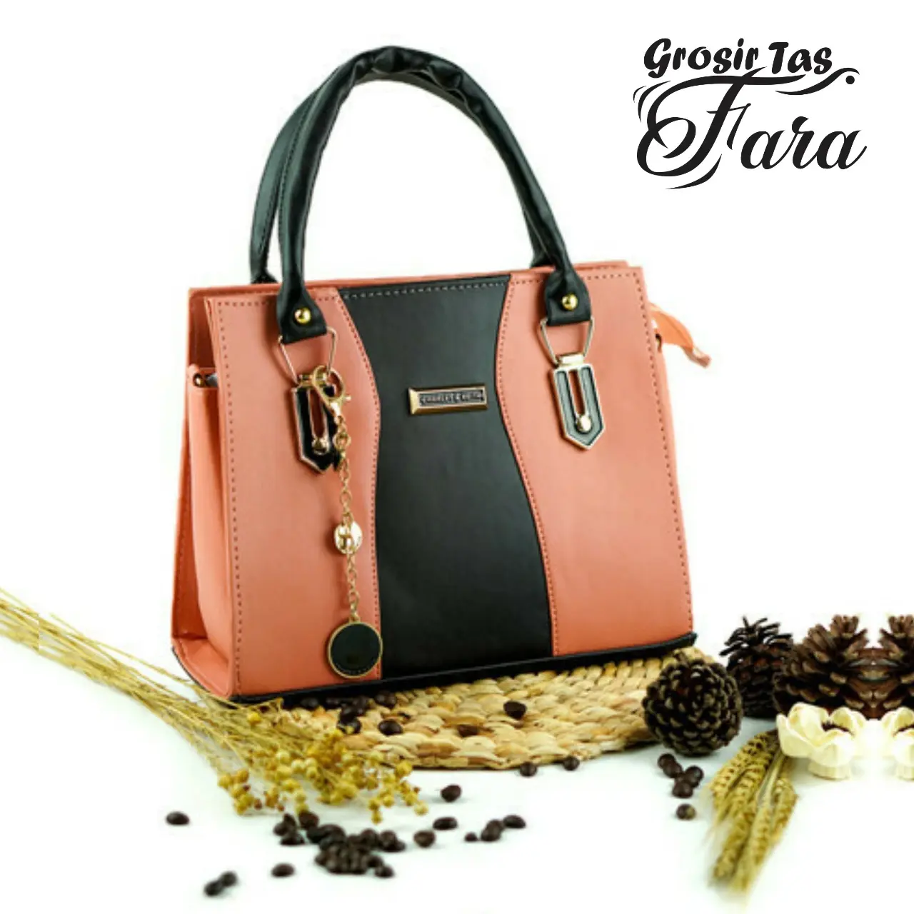 Tas Selempang Bahu Wanita 28 Peach OOTD Kerja 100% Original  Outfit Cewek Kondangan Serbaguna Kece Cantik Elegan Mewah Murah