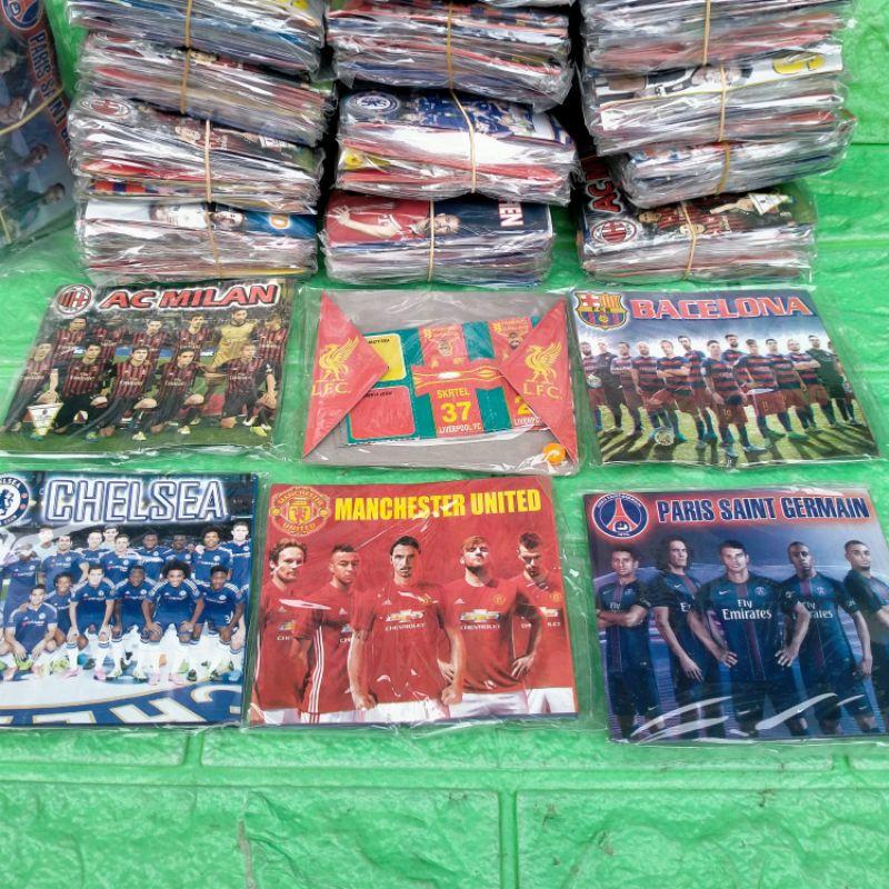 5 PCS MAINAN BOLA GEBRAK BALL KERTAS GAMBAR TEAM BOLA EDUKASI GROSIR 0