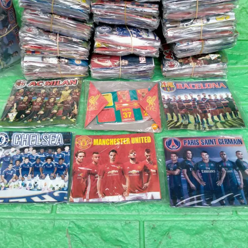 5 PCS MAINAN BOLA GEBRAK BALL KERTAS GAMBAR TEAM BOLA EDUKASI GROSIR 0