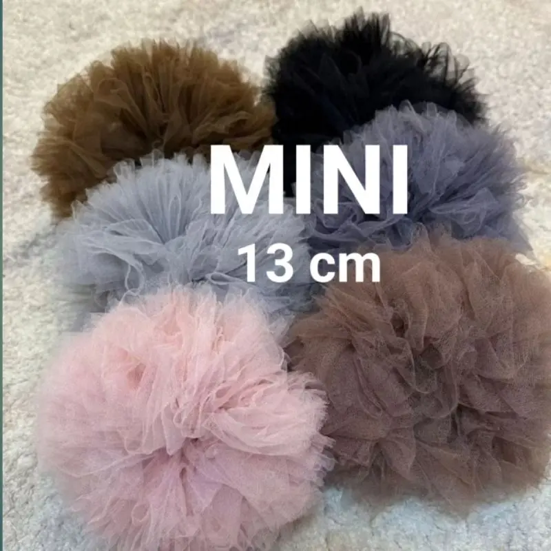 zuhroh CEPOL MINI SCRUNCHIE IKAT RAMBUT BAHAN TELLE MULTI 0