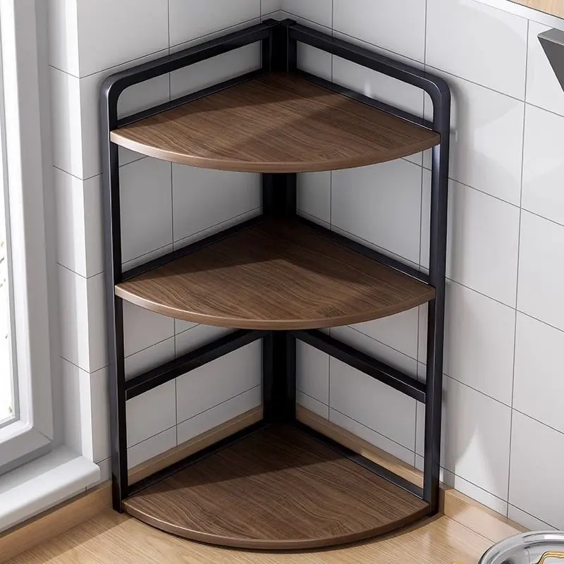 [30 Days Hot Sale 4001 Pieces] Kitchen Storage Rack Countertop Corner Triangle Spice Rack Corner Spice Organizer Multi-functional Seasoning Rack