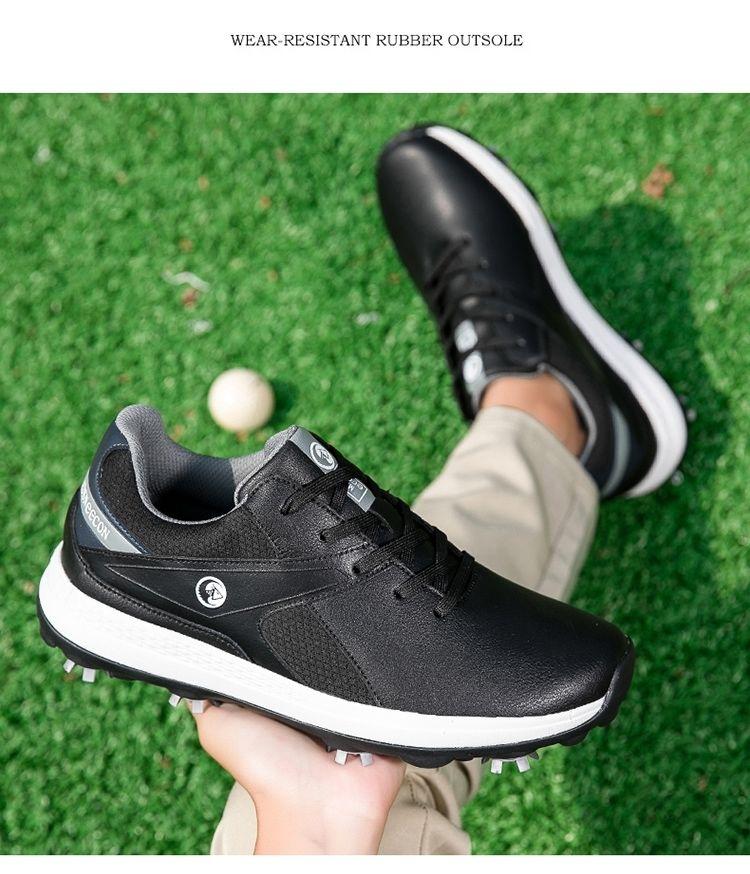 Product Introduction of Foreign Trade Wear-Resistant Men's Shoes Outdoor Leisure Sneaker Comfort Trend Breathable Men's Golf Shoe Shock Absorption Non-Slip Xz25057 20