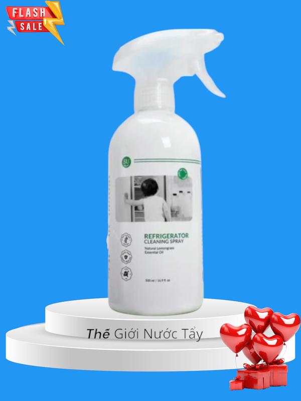  Dung Dịch Vệ Sinh Tủ Lạnh SU X5 Cleaner 500ml Khử Mùi & Khử Khuẩn Công Nghệ Nano Bạc Châu Âu 