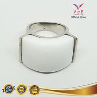 Gambar Cincin Titanium Batu Giok Persegi Panjang 2 - VeE Cincin Wanita Pria - 7 dari Vee Jewelry Store Kota Bekasi 1 Tokopedia