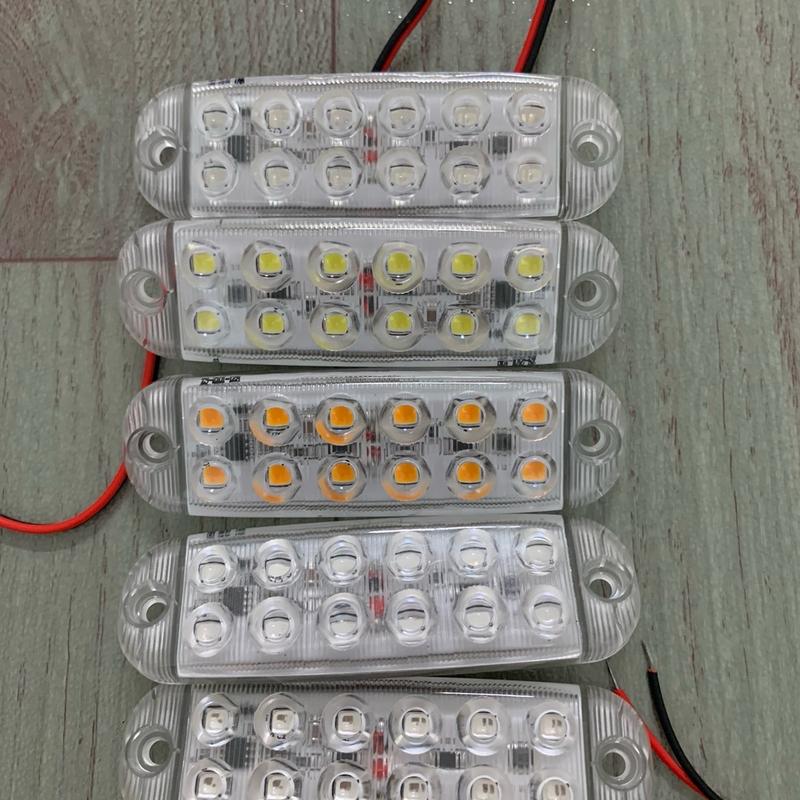 Set 2 Đèn led nháy Cảnh Báo Khẩn Cấp Cho Ô Tô / Xe Tải dùng chung 12V-80V Phụ Tùng