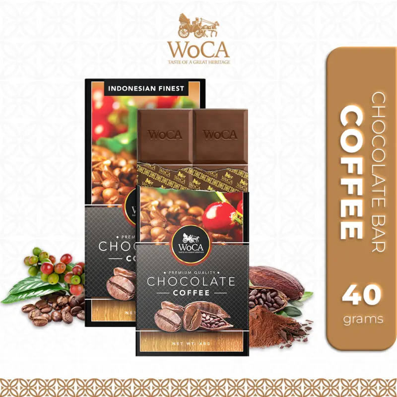 WoCA Premium Chocolate Indonesian Finest Kopi 40 gr