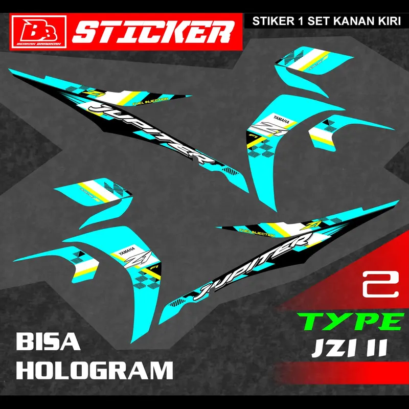 STICKER PREMIUM STIKER MOTOR STRIPING YAMAHA JUPITER Z1 JZI 11 Motorcycle 3
