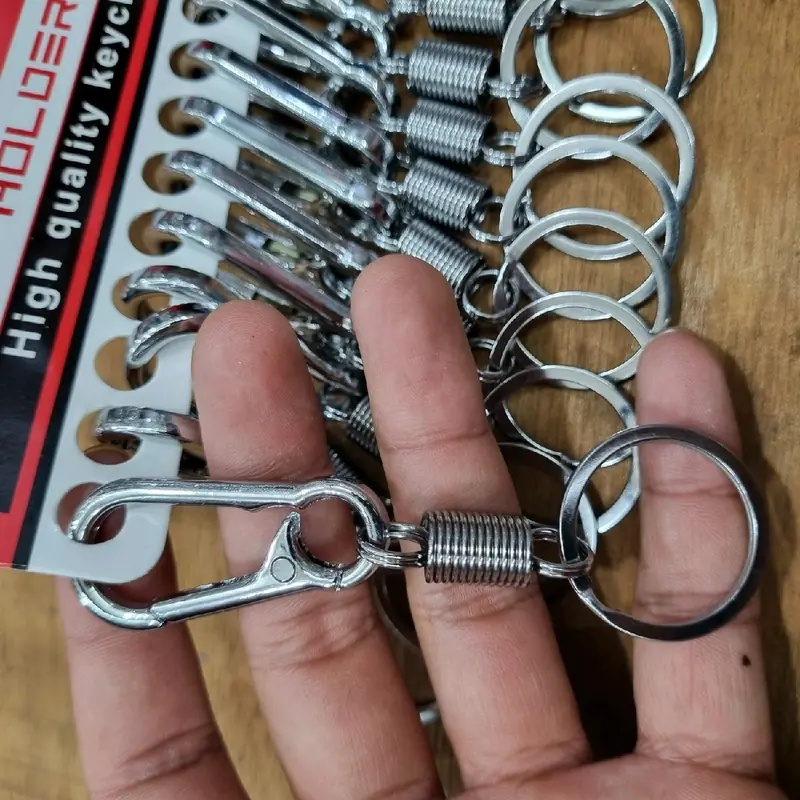 Grosir Gantungan Kunci Ring Per Stainless lusinan isi 12pcs 1
