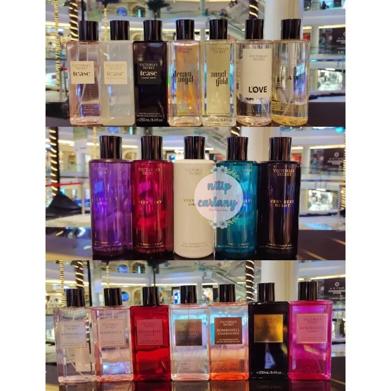 VS BODY MIST BOMBSHELL | TEASE | LOVE | BOMBSHELL INTENSE | VERY SEXY ORCHID | VERY SEXY NIGHT | BARE | DREAM ANGEL | ANGEL GOLD 250ml
