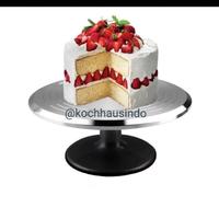 Gambar Truntable meja putar lazy susan revolving cake stand full stainless cake kue - -, - dari Kochindo Kota Tangerang Selatan 3 Tokopedia