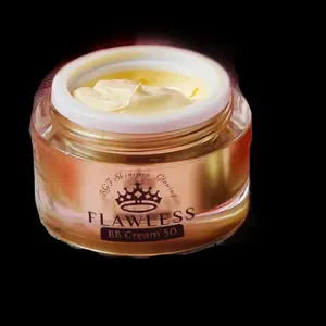 FLAWLESS BB Cream Beauty Glow Farma Blemish Wajah Hitam Kusam Aging - BB Cream Lembut Cepat Menyerap Mencerahkan Wajah & Menghilangkan Flek Hitam