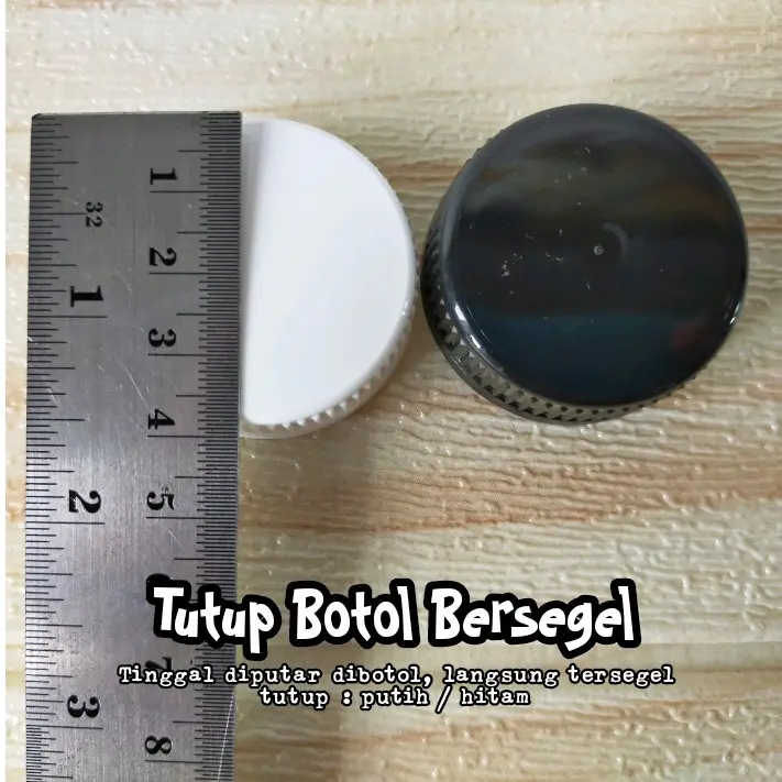 20PCS TUTUP BOTOL PLASTIK BERSEGEL 4CM MURAH untuk botol CANTIK 350ML DAN BOTOL KALE 250ML 500ML 1000ML (1LITER) MURAH jayastore18