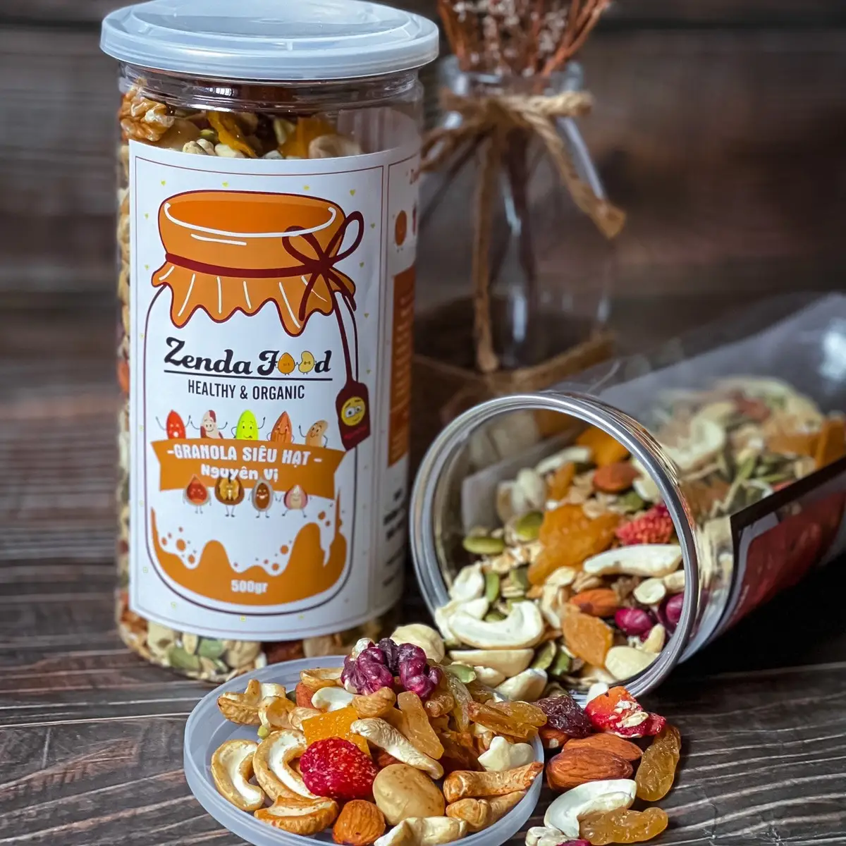 Ngũ Cốc Vip Siêu Hạt Zendafood (5% Yến Mạch)
