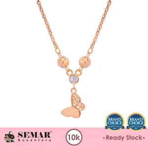 Kalung Emas Parvana Butterfly Gold 10K Semar Nusantara