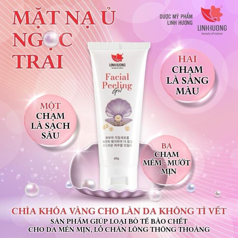 Kem Tẩy da chết dịu nhẹ , dưỡng da trắng hồng Linh Hương 1
