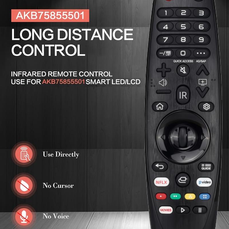Product Introduction of Điều khiển TV hồng ngoại, Thông Dụng Tương Thích Với LG Smart TV 2017-2020, NanoCell 4K 8K, Không Tìm Kiếm Bằng Giọng Nói, Không Cần Thiết Lập, Điều Khiển Từ Xa, Hỗ Trợ 3 Thiết Bị, Số Bộ Phận: AKB75855501 MR20GA 2