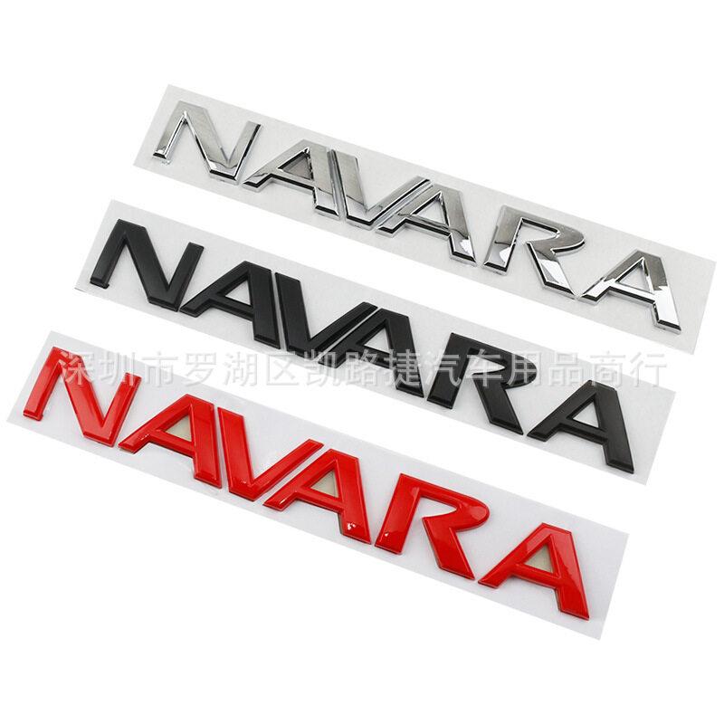For Nissan NAVARA letter emblem Rear trunk logo Car side sticker Back ...