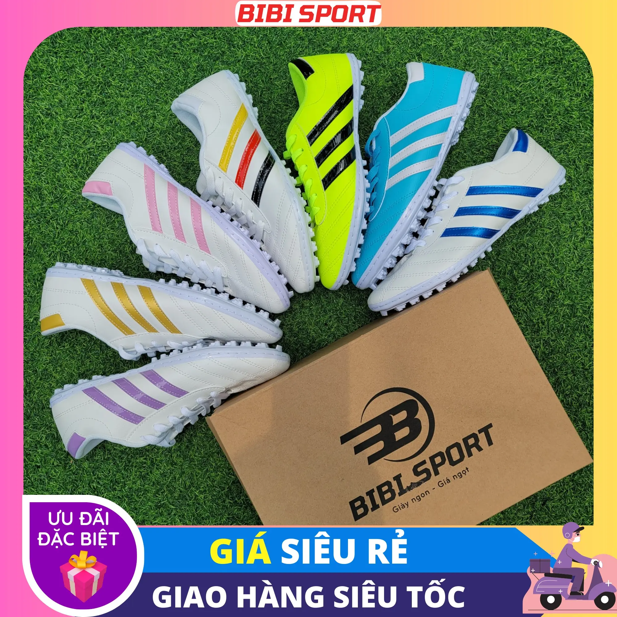 [DEAL HỜI + TẶNG QUÀ] [Lưu ý chọn tăng 1 size] Giày Wika 3 Sọc - Hàng Chính Hãng WIKA