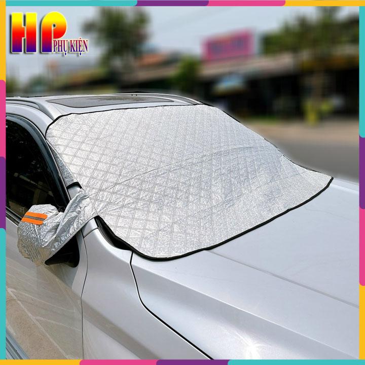 Tấm che kính lái chống nắng nóng dành các loại xe tải, xe ô tô gia đình 0