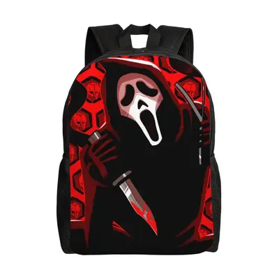 Men's Horror Doll Sling Bag - Lightweight Crossbody Chest Bag, Adjustable Strap, 8x4x15 Inches