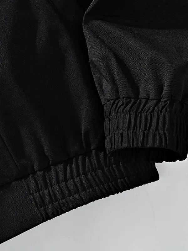 Men's Windproof Jacket, Regular Fit Casual Comfy Long Sleeve Outerwear for Daily Wear, Men's Clothes for All Seasons, Coats 4