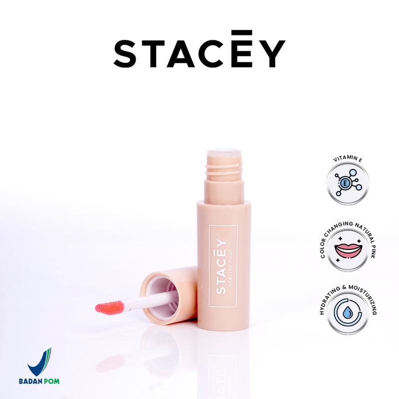 Product Introduction of Stacey Healthy Pout Lip Serum - Make Up Lip Serum Korea Vitamin Bibir 2