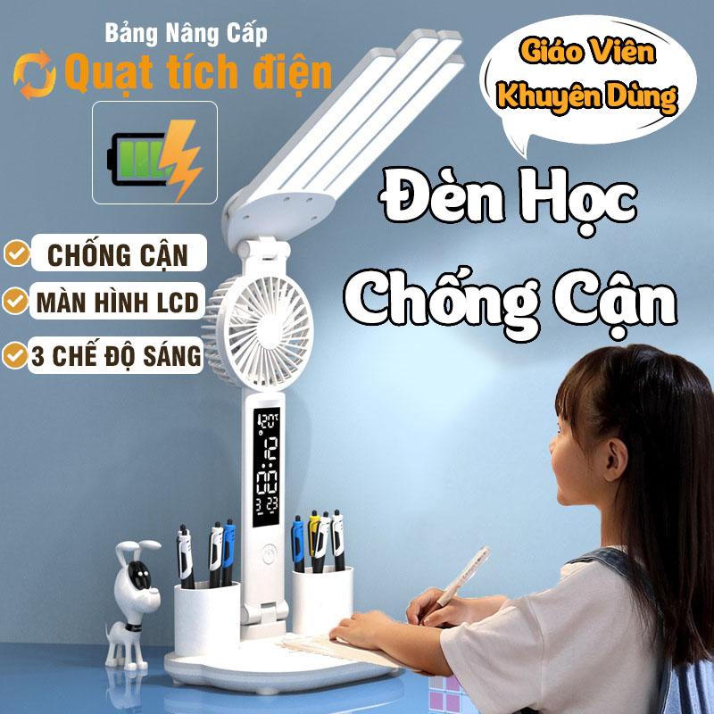 Đèn Học Để Bàn chống cận hỗ trợ làm việc học tập Tích Điện Điều Chỉnh Độ Sáng Gấp Gọn Cao Cấp Thay Đèn Ngủ Đèn Học Cảm Ứng Tích Điện Bluechip VN