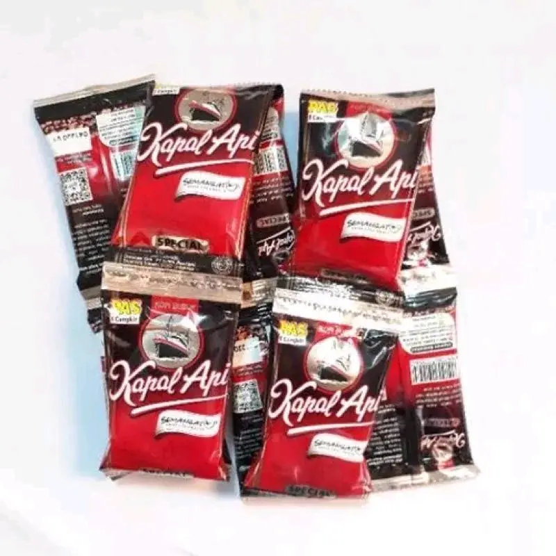 Kopi kapal api isi 10 saset kecil tanpa gula