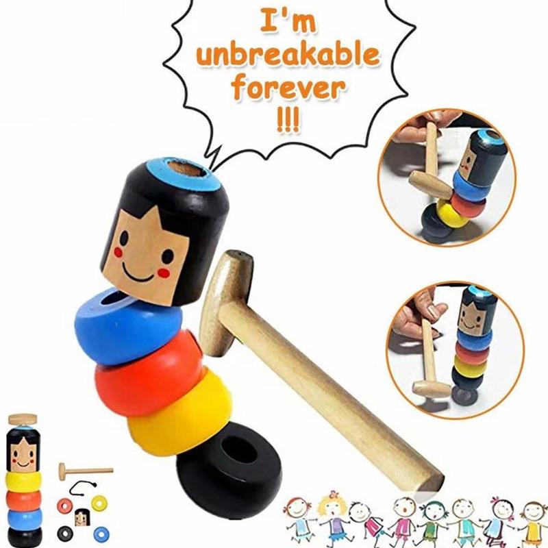 Product Introduction of 1 Set Immortal Daruma Unbreakable Man Magic Toy Close Funny Tricks Magic Stage Up Tricks Toy A0V4 20