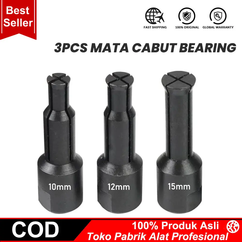 3 PCS PART MATA BEARING PULLER DISASSEMBLER TREKER BUKA
