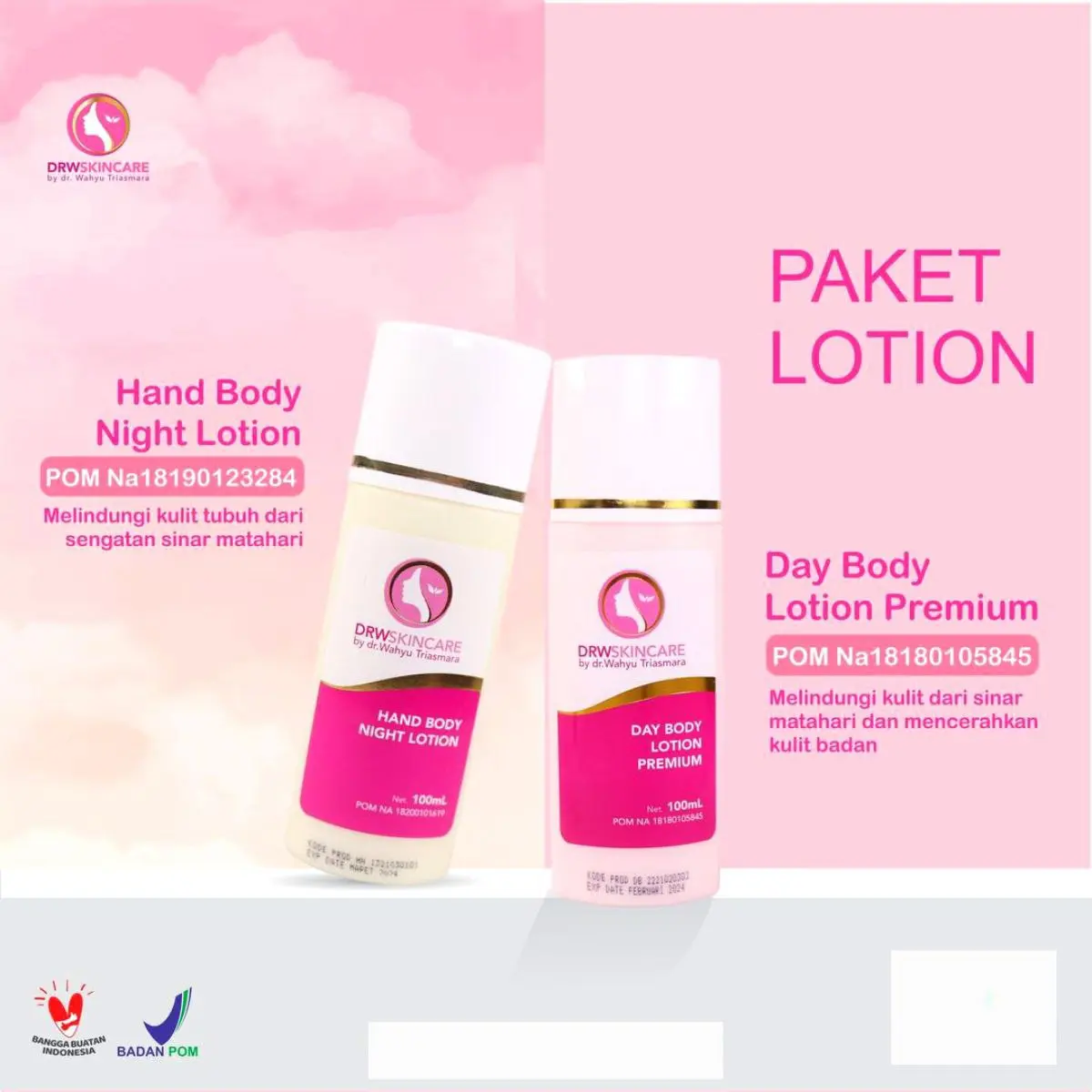Paket Lotion Premium Drw Skincare Original