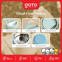 Gambar (Promo Terbatas) Goto [COD] Lulu Thermos Soup Tempat Sup Makanan Tahan Panas Stainless Steel - BLUE dari Goto Living Kota Tangerang 4 Tokopedia