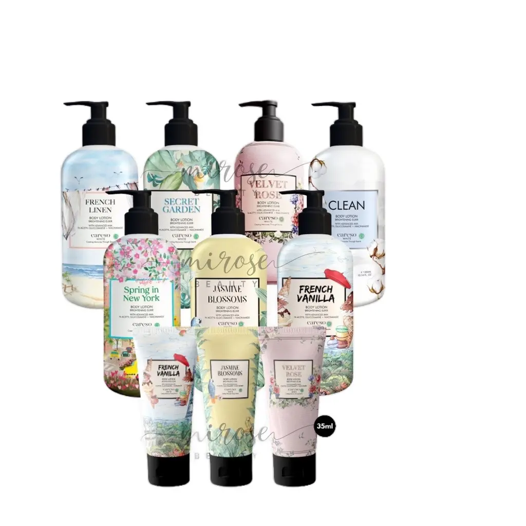 CARESO Body Lotion 300ml pump handbody putih