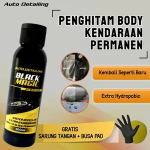 Penghitam Plastik Body Kendaraan - Penghitam Body Kendaraan Permanen - Black Magic