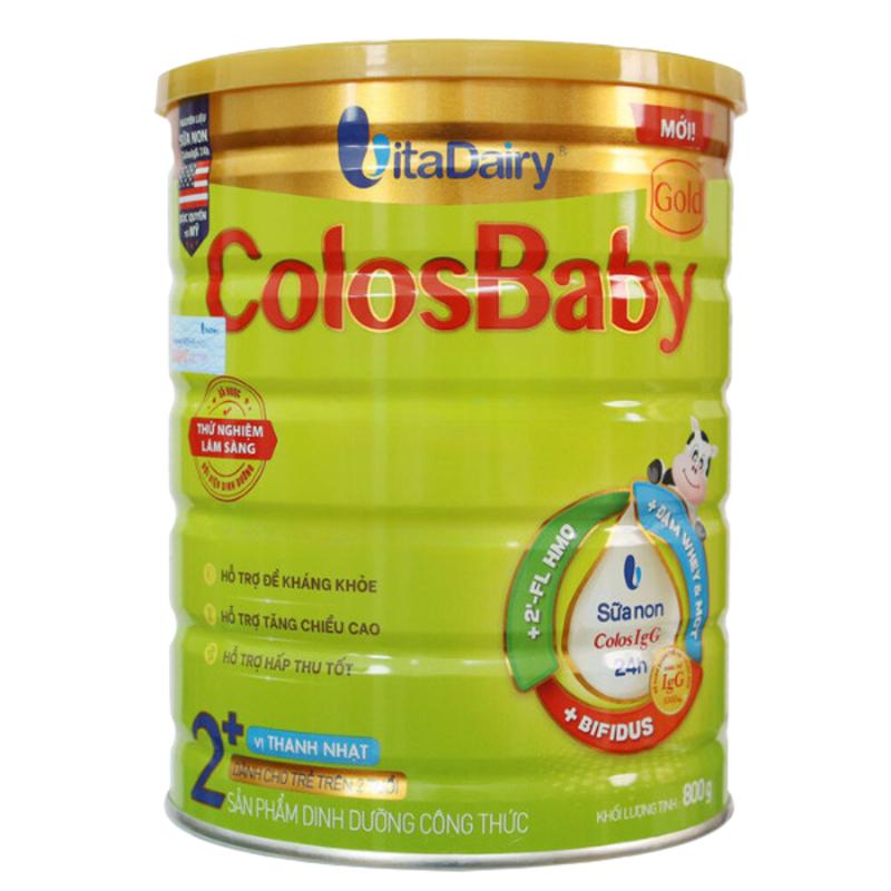 [Vitadairy] Sữa bột Colosbaby Vị Thanh Nhạt lon 800g - bổ sung năng lượng giúp bé phát triển toàn diện