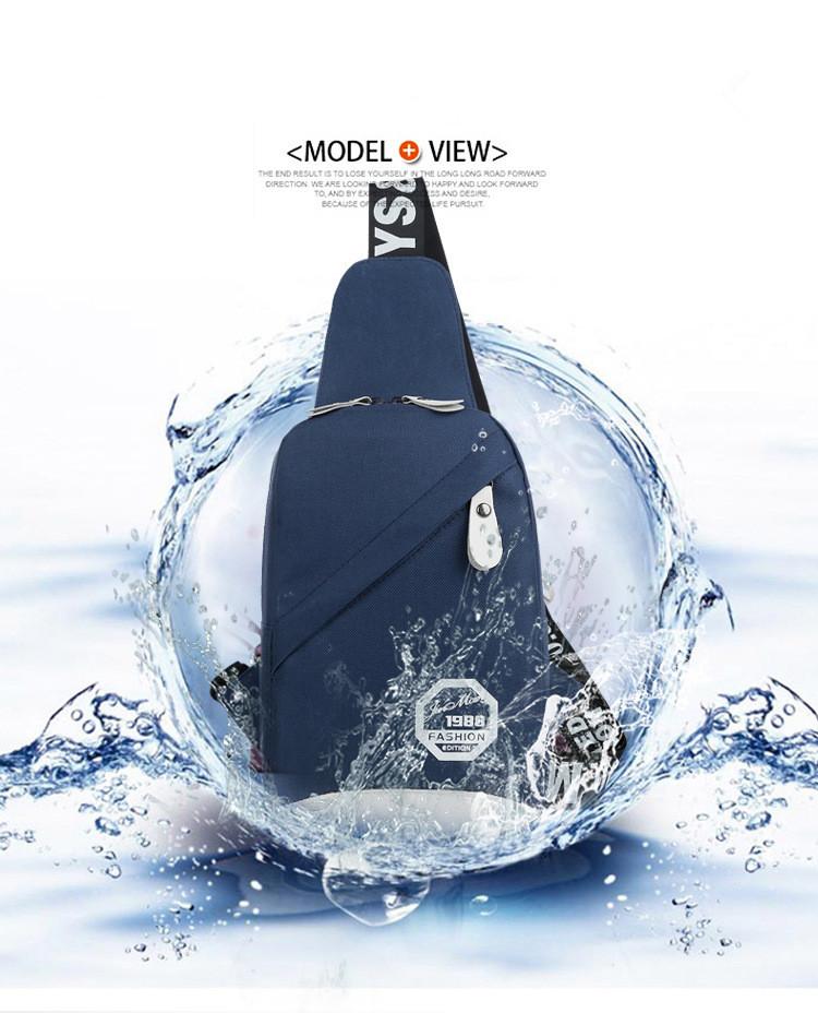 Product Introduction of Shoulder Chest Sling Bag for Men Women Fanny Waist Pack Male Cross Crossbody Belt Pouch Bolsas Kangaroo Handbag Husband Backpack 26