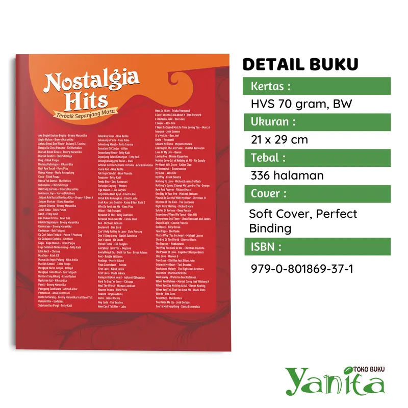 Buku Musik Dan Lagu Nostalgia Hits Terbaik Sepanjang Masa 2