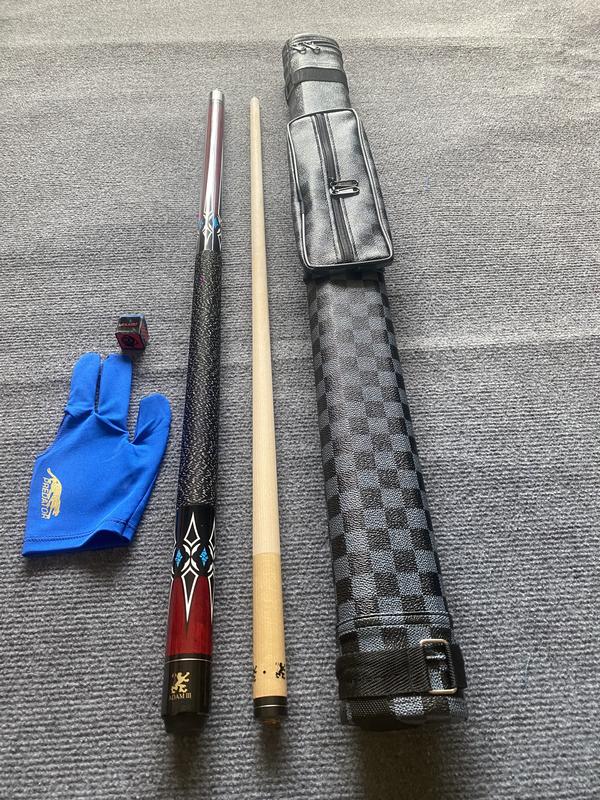 Cơ adam líp 11.5mm, gậy adam líp quấn chỉ - tay quấn da. Cơ adam lỗ 13mm, gây adam tay quấn chỉ - tay quấn da. Cơ bida Sport Inox Đồng