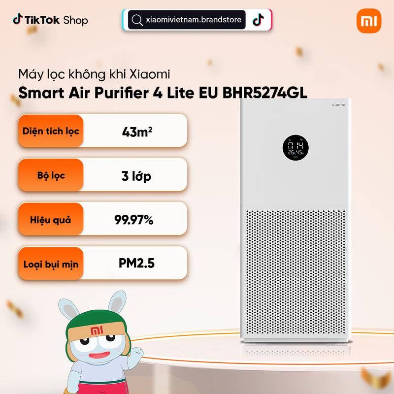 [THPP] Máy lọc không khí Xiaomi Mi Air Purifier 4 Lite BHR5274GL - Trắng