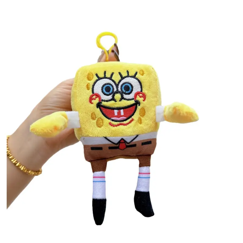 Búp Bê Mặt Dây Chuyền Nhồi Bông SpongeBob Pie Star, Thiết Kế Hoạt Hình Dễ Thương, Búp Bê Máy Cần Cẩu, Mặt Dây Chuyền Ba Lô, Móc Chìa Khóa Women Nữ 4