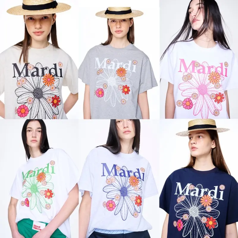 [Ready to ship] Mardi Mercredi shirt, Flowermardi Blossom pattern, genuine %S-5XL, good quality t-shirt 342