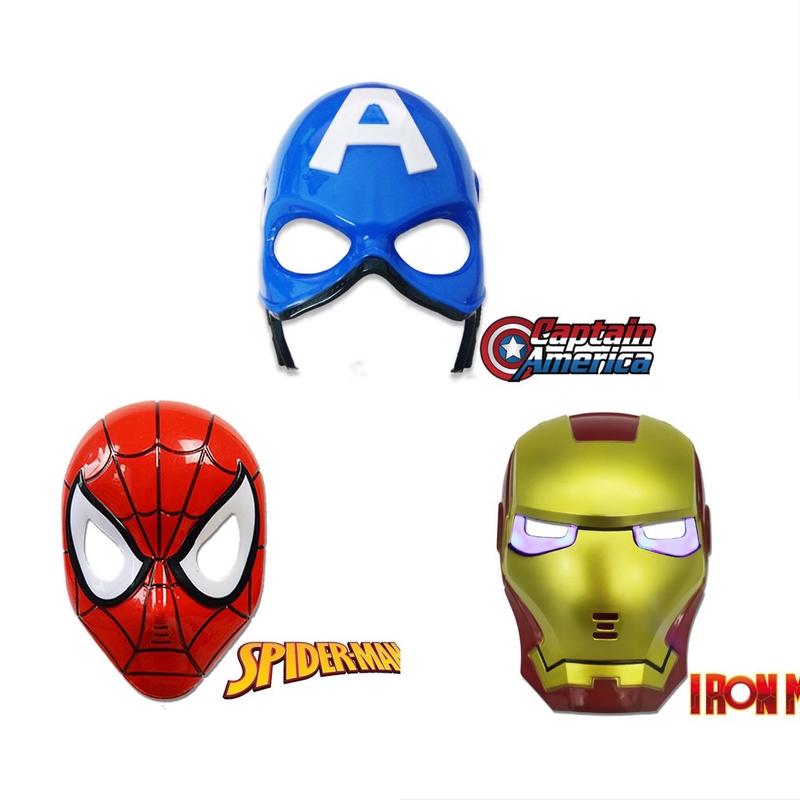 Battery Operated Superhero Mask With LED Light For Kids & Children ...