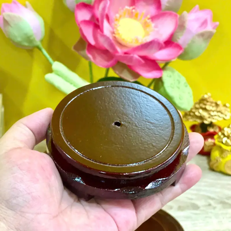 CHÂN BÀN THỜ TRÒN - VUÔNG trang trí bàn thờ thần tài thổ địa mini, shop, bàn làm việc 2