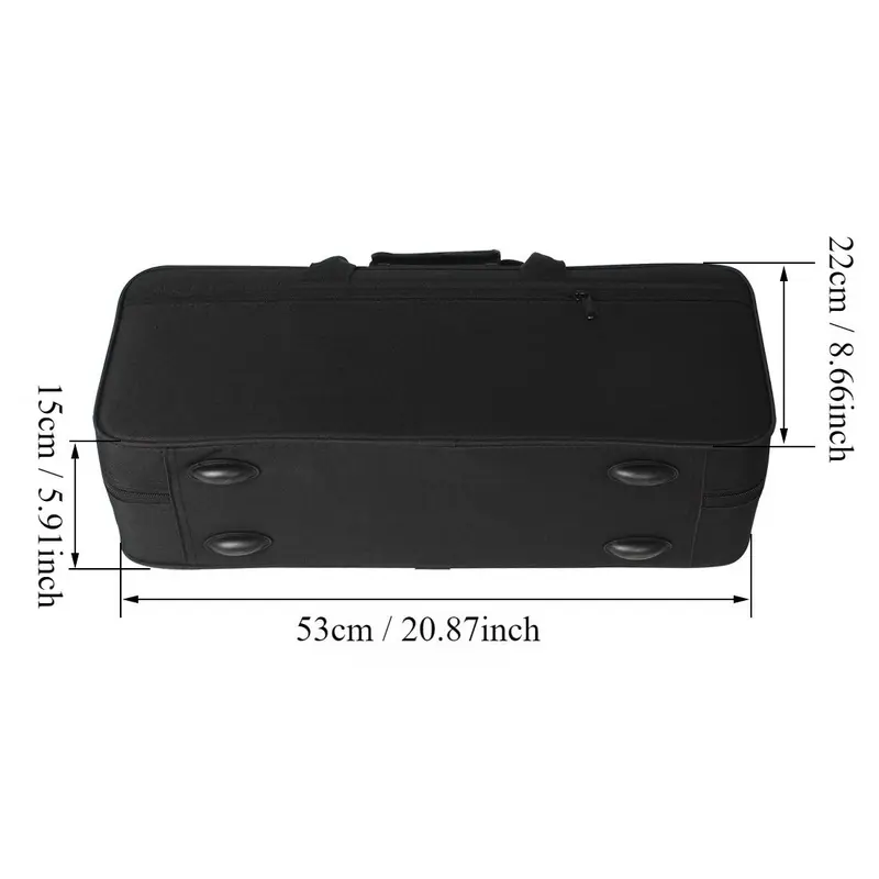 Oxford Cloth Thickened Small Box, Handheld Shoulder Back Cloth Box, Wind Instrument Accessories, Musical Instrument Bag & Case 1