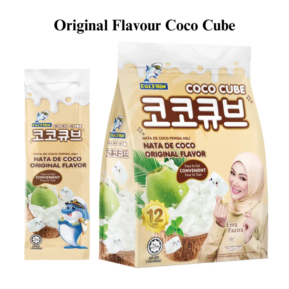 12Stick Captain Dolphin Coco Cube Nata De Cube Coco Nata Decoco