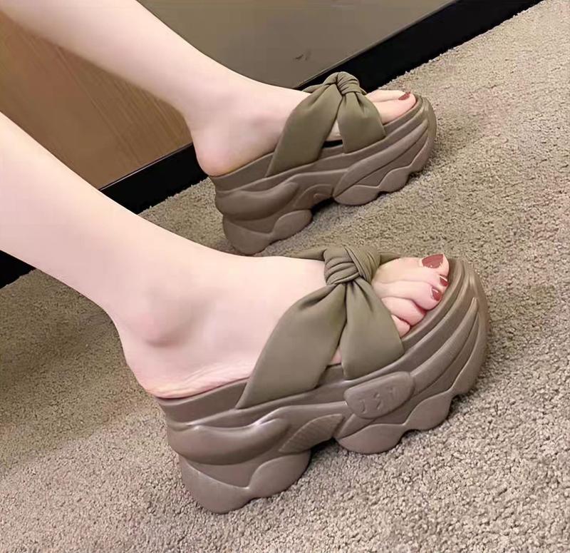 Dép nữ đế gồ quai xoắn chéo Shoes DéP GiàY